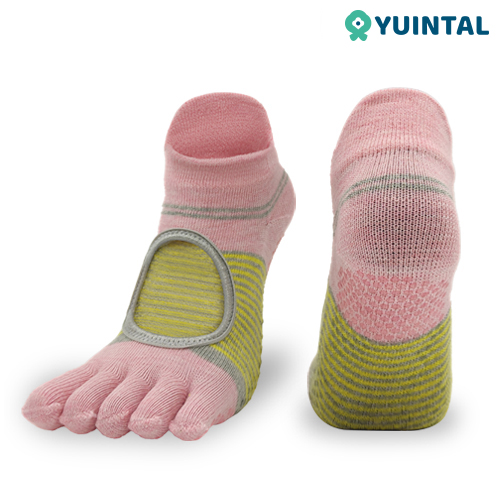 Backless Toe Socks for Pilates Grip Yoga Socks